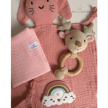 Mallow Bunny névre szóló babaajándék kollekció