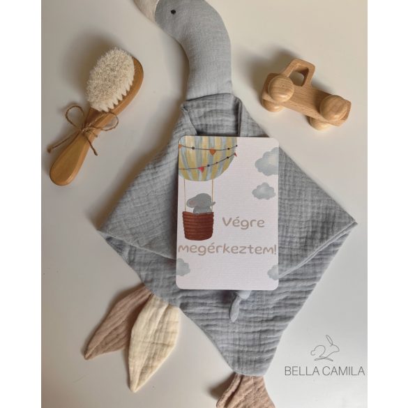 Világoskék liba szundikendő