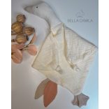 Krém színű liba szundikendő