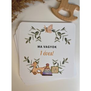 Mérföldkő kártyák kislányos 12 db