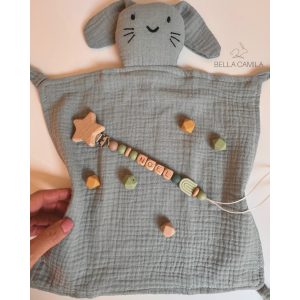 Halványzöld Nyuszis szundikendő