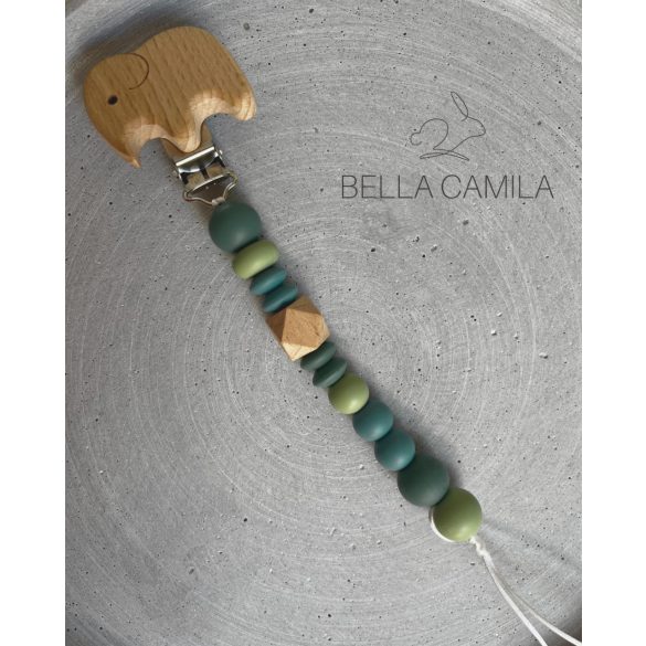 Bella Camila zöld cumilánc vagy rágcsalánc