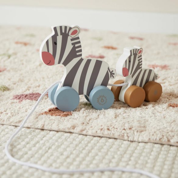 Húzható zebrák fából