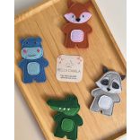 Állatos ujjbáb készlet 4 darabos