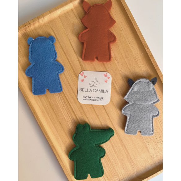 Állatos ujjbáb készlet 4 darabos