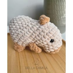 Horgolt capybara 