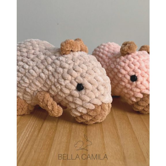 Horgolt capybara 