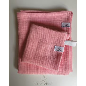 Bella Camila textilkendő csomag rózsaszín