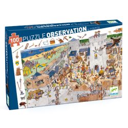   Megfigyeltető puzzle - Bevehetetlen vár, 100 db-os - Fortified castle
