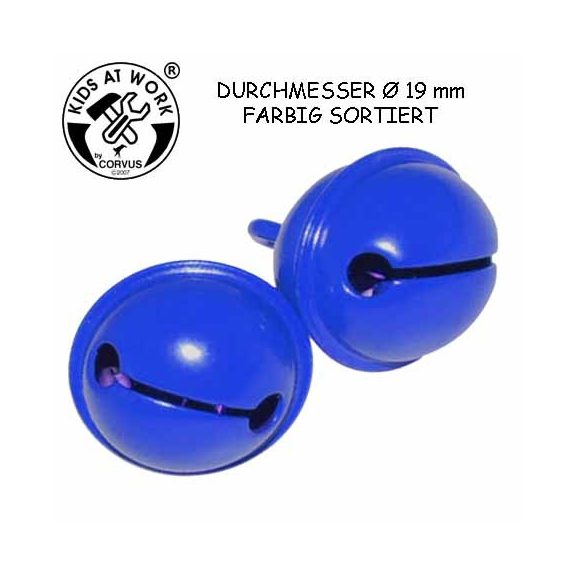 Gömbcsörgő, 2 db, átm.19 mm Gömbcsörgő, 2 db, átm.19 mm