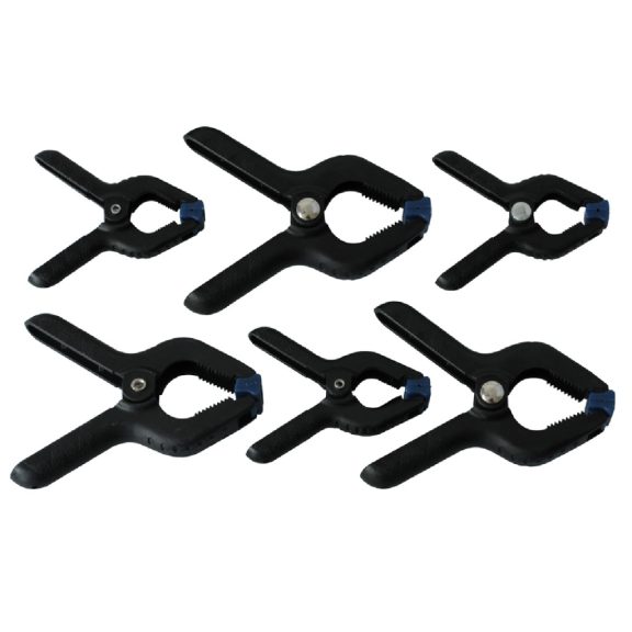 Mini szorító csipesz szett - 2 x 3 db Mini szorító csipesz szett - 2 x 3 db