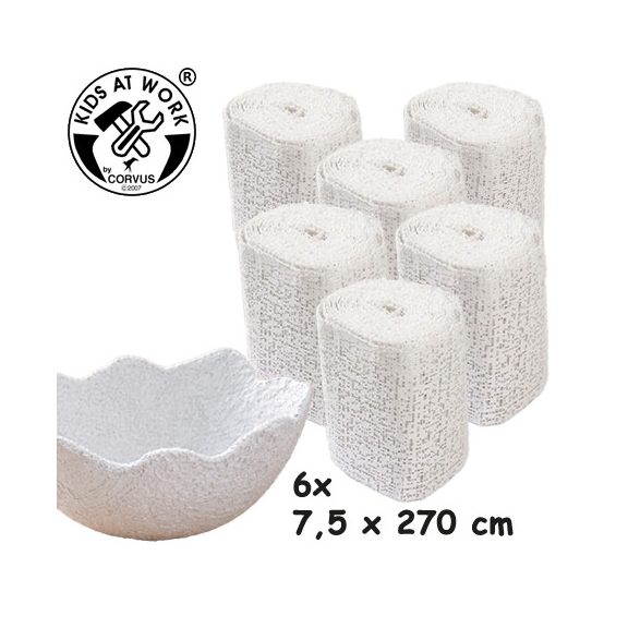 Djeco Gipszpólya kreatív alkotásokhoz - 6 db Djeco Gipszpólya kreatív alkotásokhoz - 6 db