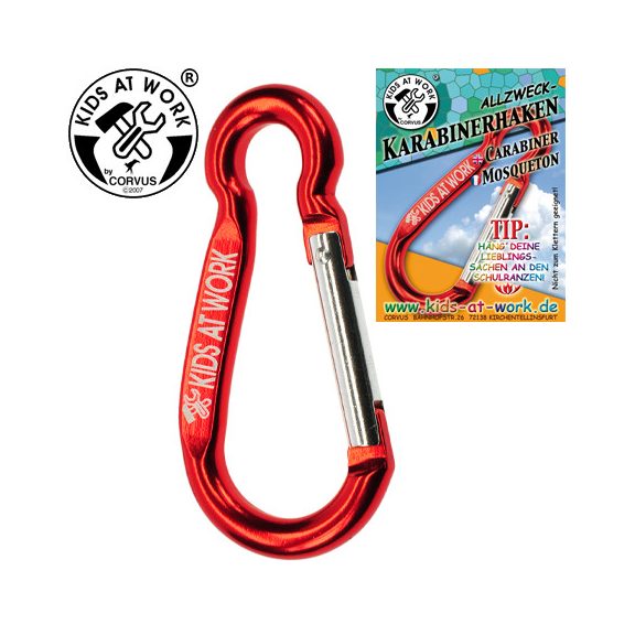 Karabiner 80 mm, alumínium Karabiner 80 mm, alumínium