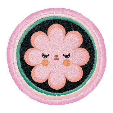   Tolltartó két rekesszel sok zsebbel - Virág - Fleur stationery kits