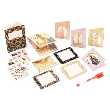   Djeco Irodaszeres bőrönd - Tina kisbőröndje - Tinou stationery case