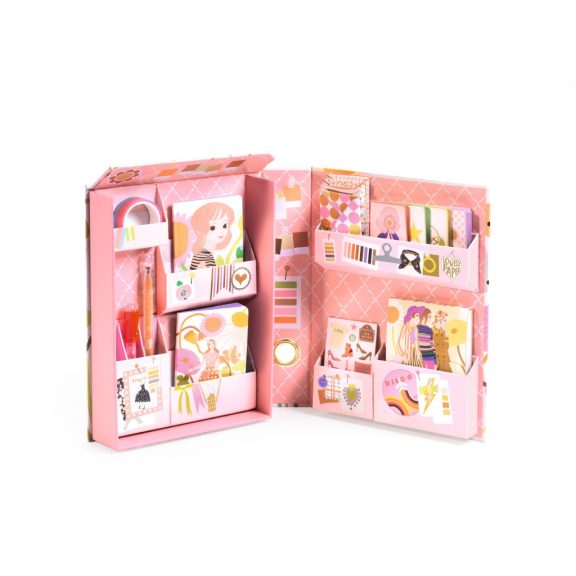 Djeco Irodaszeres bőrönd - Tina kisszekrénye - Tinou stationery cabinet Djeco Irodaszeres bőrönd - Tina kisszekrénye - Tinou stationery cabinet