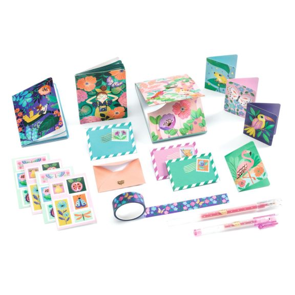 Djeco Irodaszeres bőrönd - Marcsi kisszekrénye - Marie stationery cabinet