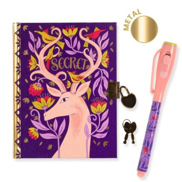   Titkos napló varázstollal - Melissa Secret Notebook - magic marker