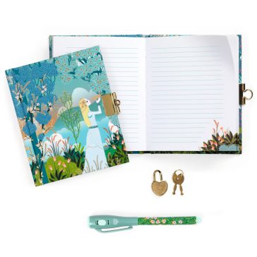   Titkos napló A/6, varázstollal - Charlotte little secret notebook - magic marker