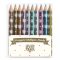 Mini színes ceruza - 10 metál színű készlet - 10 Chichi mini metalic pencils