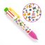 Hatszínű golyóstoll - Fluoreszkáló színek - Rainbow pen Sarah