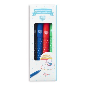   Radírozható tollkészlet - 4 színű - 4 Classic erasable pens