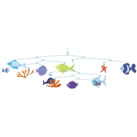 Szélmobil függődísz - A tenger világa - Marine world