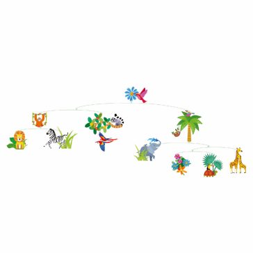   Szélmobil függődísz - A dzsungel világa - The jungle world