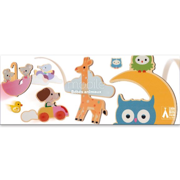 Szélmobil függődísz - Állatkölykök - Baby animals Szélmobil függődísz - Állatkölykök - Baby animals