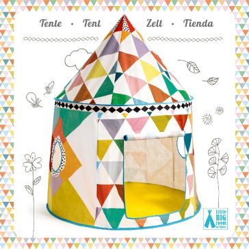 Djeco sátrak - Színes játszósátor - Multicolored tent 