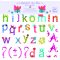 Falmatrica - Betűkészlet lánynak - Girls alphabet
