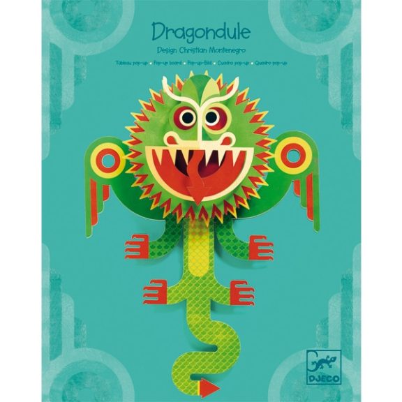 3D-s faldekoráció - Sárkány - Dragon