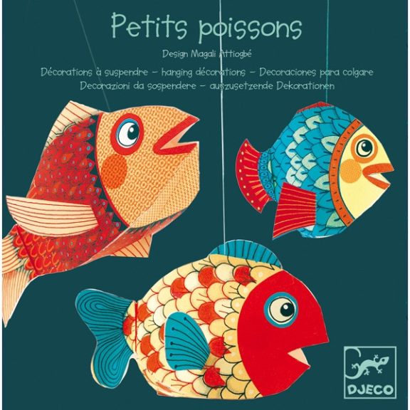 Djeco 3D-s függödísz - Halak - Little fishes Djeco 3D-s függödísz - Halak - Little fishes