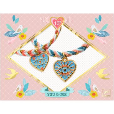   Ékszerkészítő készlet - Páros baráti szívek - Friendships and Hearts