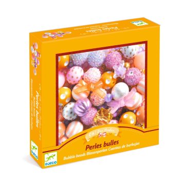   Ékszerkészítő készlet - Buborék gyöngyök, arany - Bubble beads, Gold
