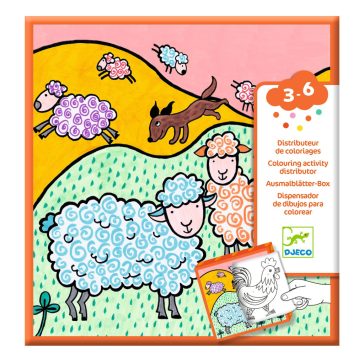   Meglepetés adagoló színező - Tanya - Coloring dispenser, Farm