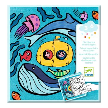   Meglepetés adagoló színező - Óceán - Coloring dispenser, Ocean