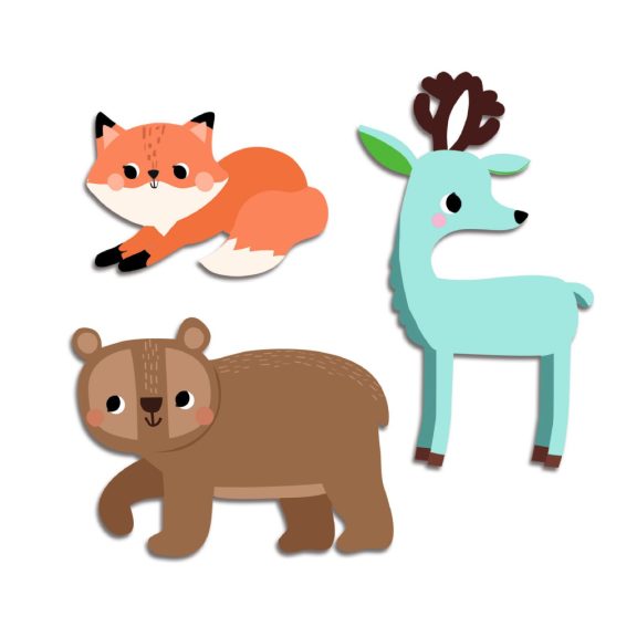Matricák - Erdei állatok - Forest animals Matricák - Erdei állatok - Forest animals