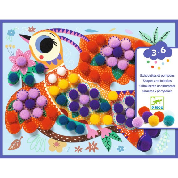Pompom-kép készítő - Puha mintázatok - Assortments Pompom-kép készítő - Puha mintázatok - Assortments