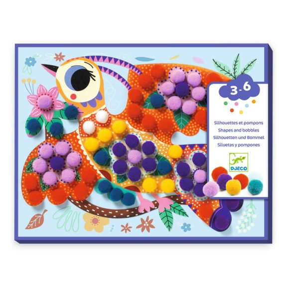 Pompom-kép készítő - Puha mintázatok - Assortments Pompom-kép készítő - Puha mintázatok - Assortments