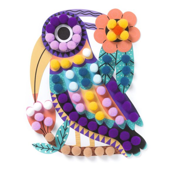 Pompom-kép készítő - Puha mintázatok - Assortments Pompom-kép készítő - Puha mintázatok - Assortments