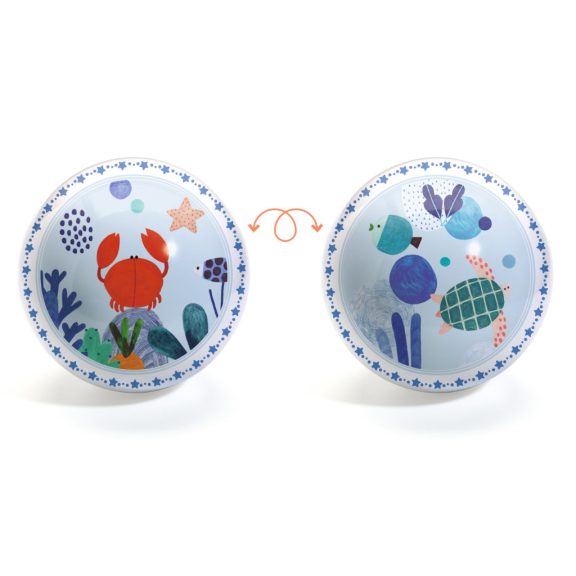 Gumilabda, ∅ 22 cm - Halacskás - Fishee Ball Gumilabda, ∅ 22 cm - Halacskás - Fishee Ball