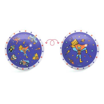   Djeco Gumilabda, ∅ 22 cm - Szuperhősök - Superheroes ball