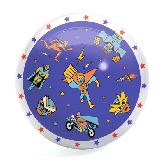 Djeco Gumilabda, ∅ 22 cm - Szuperhősök - Superheroes ball