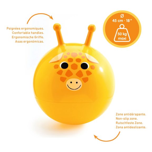 Ugrálólabda, ∅ 45 cm - Jumpy Gigi - Jumpy Gigi Ugrálólabda, ∅ 45 cm - Jumpy Gigi - Jumpy Gigi