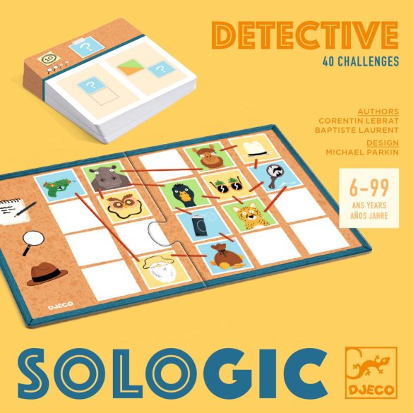 Djeco Logikai játék - Nyomkövető - Detective