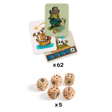  Társasjáték - Kalóz kockázat - Pirates 'n' Dice