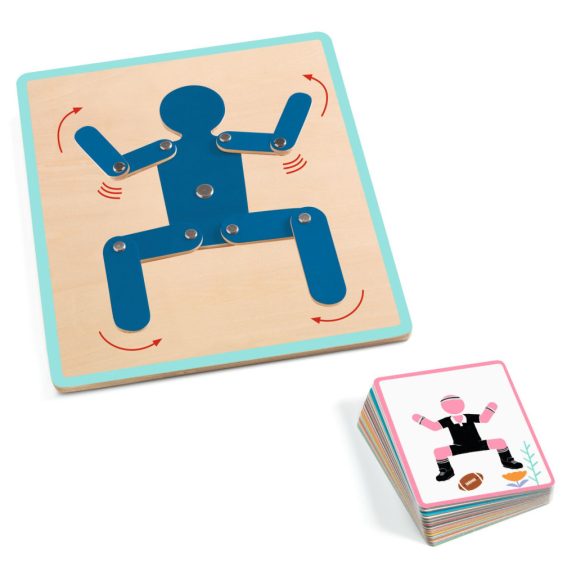 Djeco Fejlesztő játék - Mozdulatok - Bodymove Djeco Fejlesztő játék - Mozdulatok - Bodymove