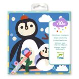 Djeco Vízzel színező készlet - Kukucs! Állatbébik a világ tájairól - Peekaboo! Baby animals around the world