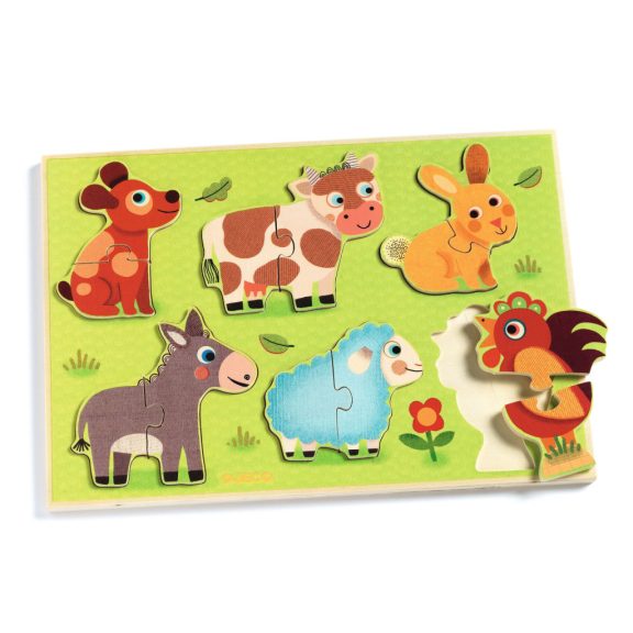 Formaillesztő, formaberakó - Helló tehén - Coucou cow